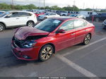 2018 Nissan Sentra Sl Red vin: 3N1AB7AP7JY238814