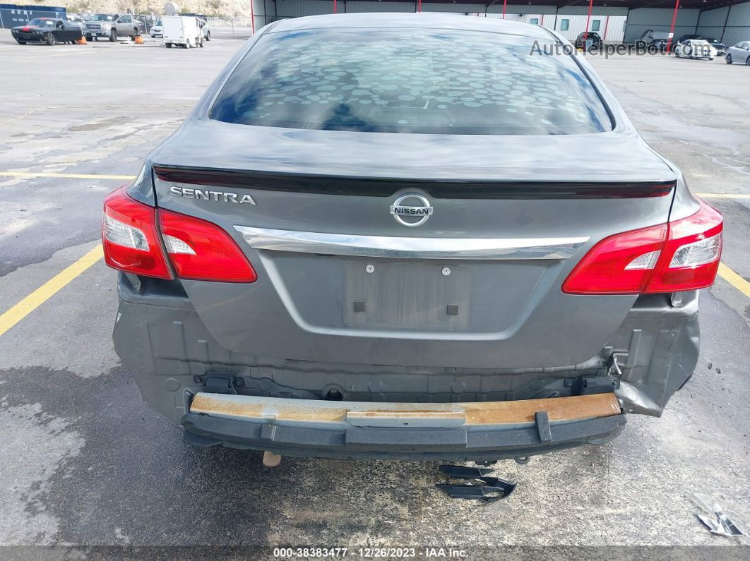 2018 Nissan Sentra S Gray vin: 3N1AB7AP7JY258495