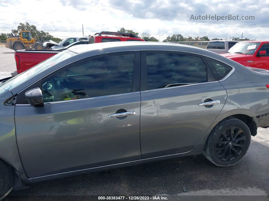 2018 Nissan Sentra S Gray vin: 3N1AB7AP7JY258495