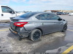 2018 Nissan Sentra S Серый vin: 3N1AB7AP7JY258495