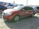 2018 Nissan Sentra S Burgundy vin: 3N1AB7AP7JY267715