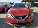 2018 Nissan Sentra S Burgundy vin: 3N1AB7AP7JY267715