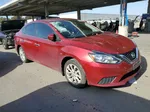 2018 Nissan Sentra S Burgundy vin: 3N1AB7AP7JY267715