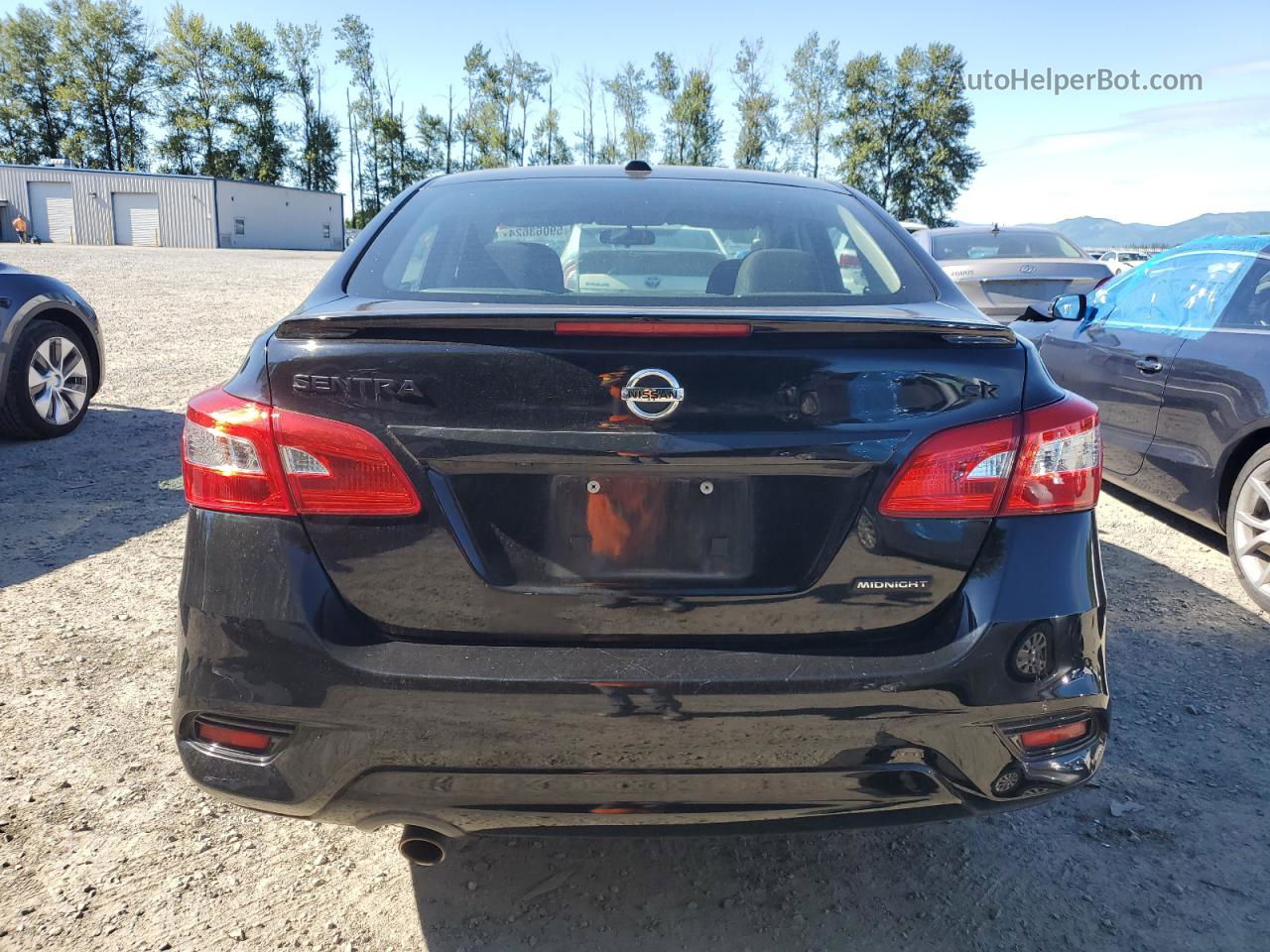 2018 Nissan Sentra S Black vin: 3N1AB7AP7JY278259