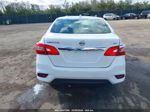 2018 Nissan Sentra Sv White vin: 3N1AB7AP7JY283851