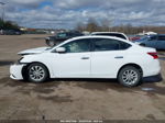 2018 Nissan Sentra Sv White vin: 3N1AB7AP7JY283851