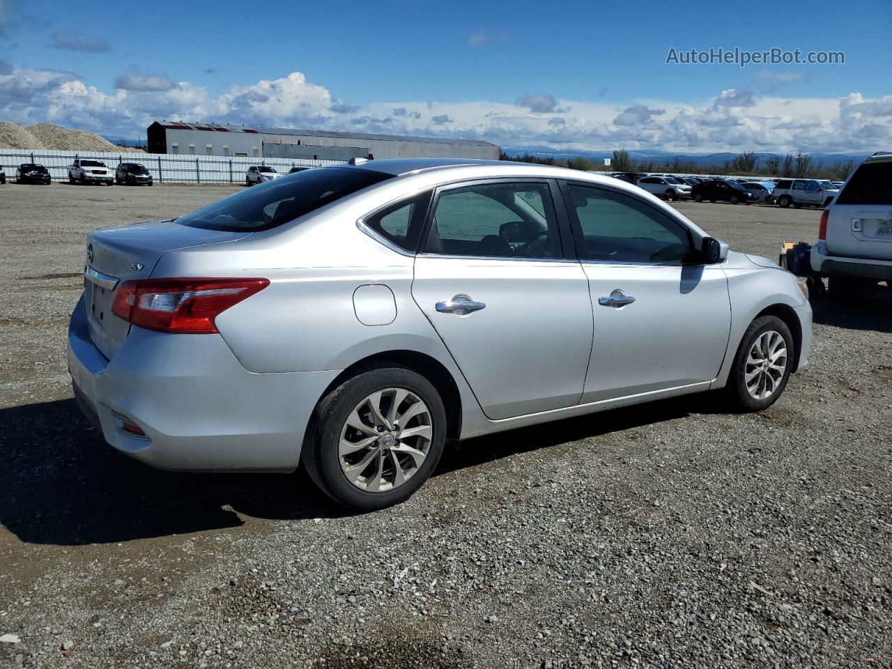 2018 Nissan Sentra S Silver vin: 3N1AB7AP7JY284014