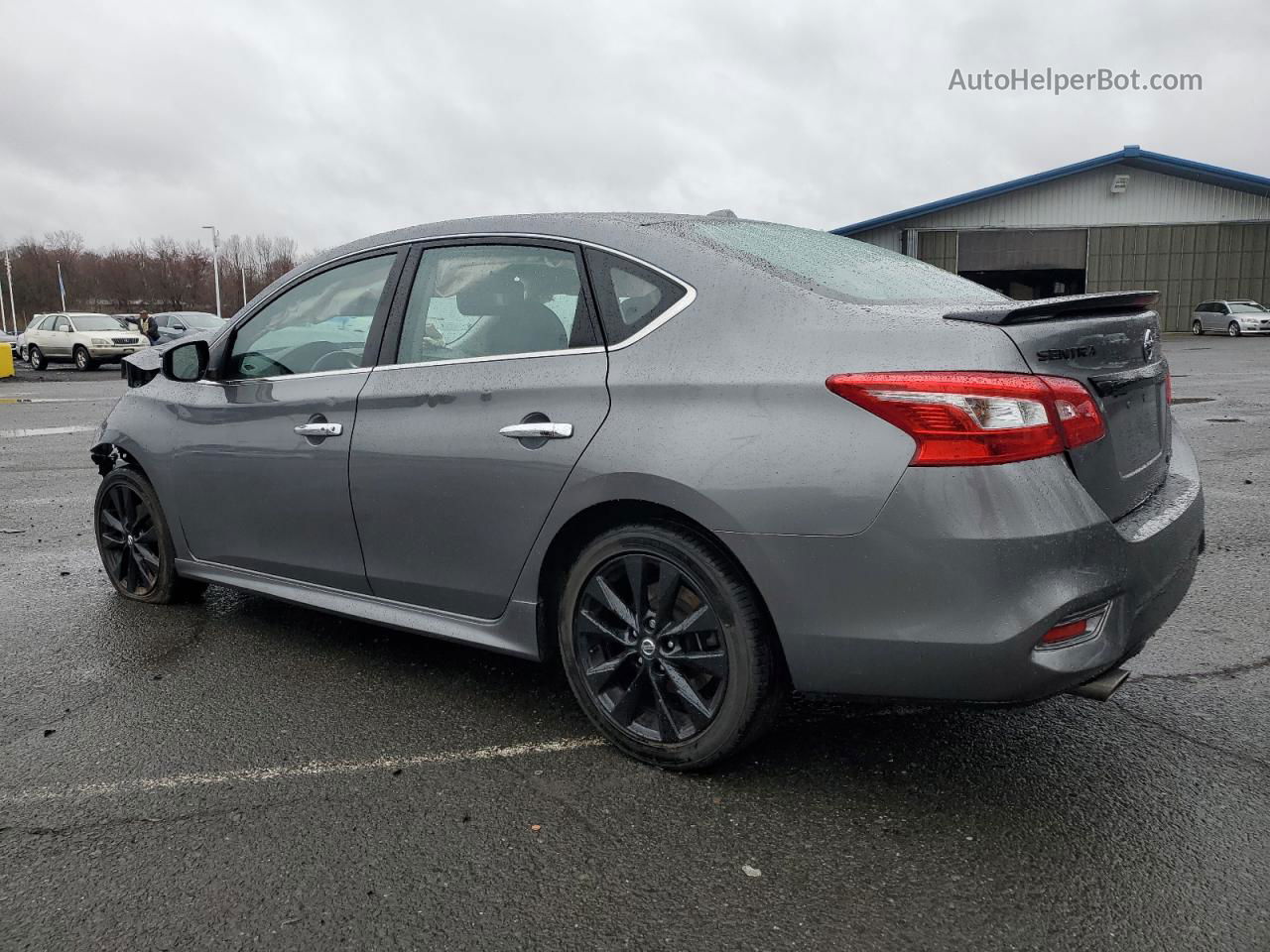 2018 Nissan Sentra S Gray vin: 3N1AB7AP7JY287561