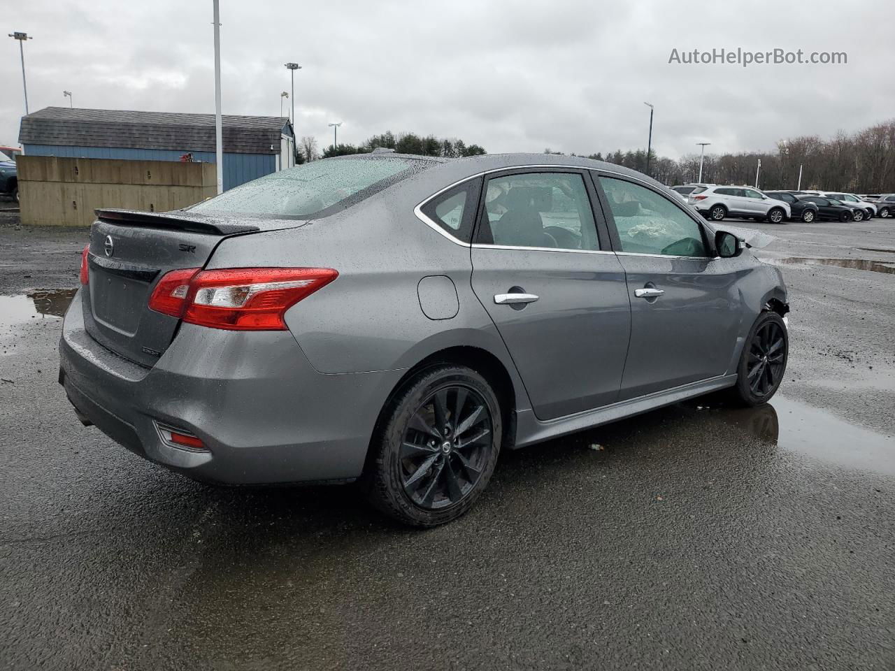 2018 Nissan Sentra S Gray vin: 3N1AB7AP7JY287561