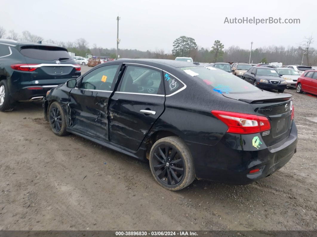 2018 Nissan Sentra Sr Черный vin: 3N1AB7AP7JY290489