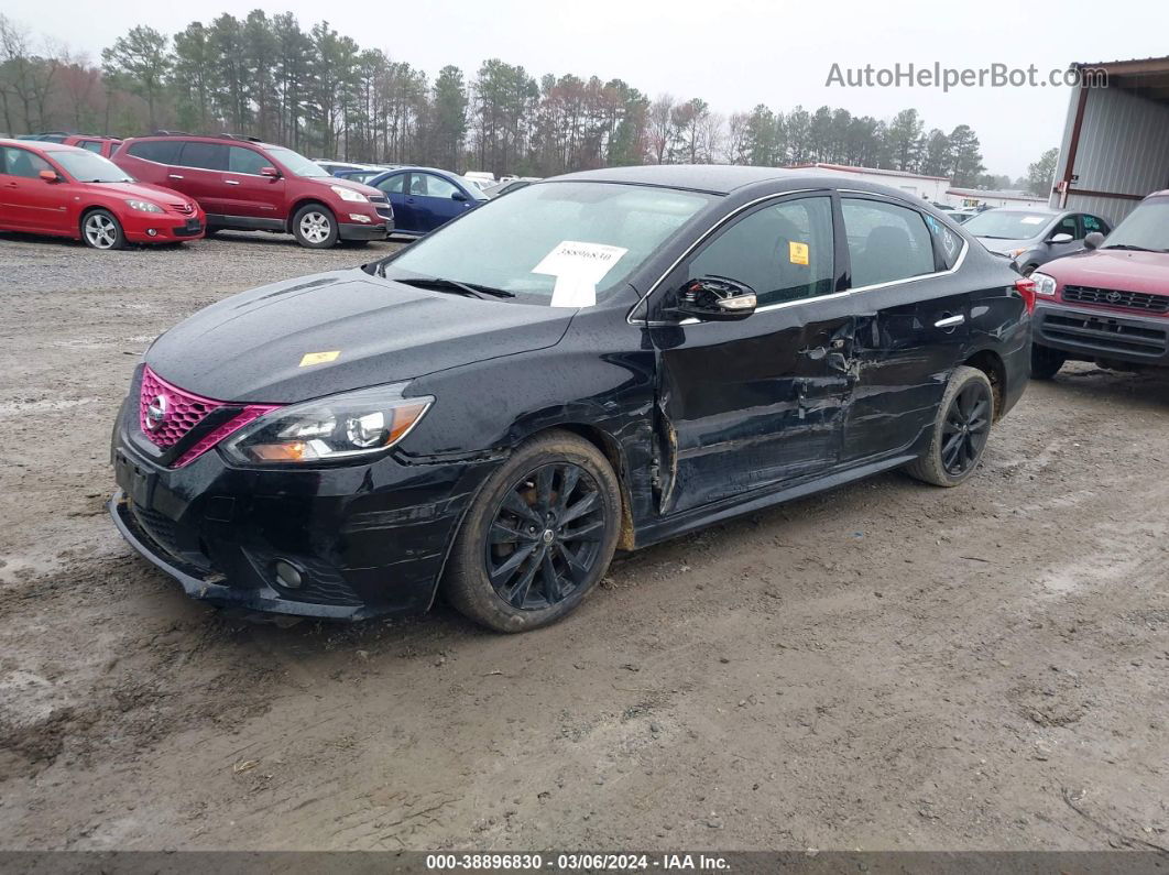 2018 Nissan Sentra Sr Black vin: 3N1AB7AP7JY290489