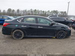 2018 Nissan Sentra Sr Black vin: 3N1AB7AP7JY290489