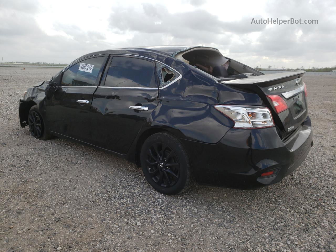 2018 Nissan Sentra S Black vin: 3N1AB7AP7JY299385