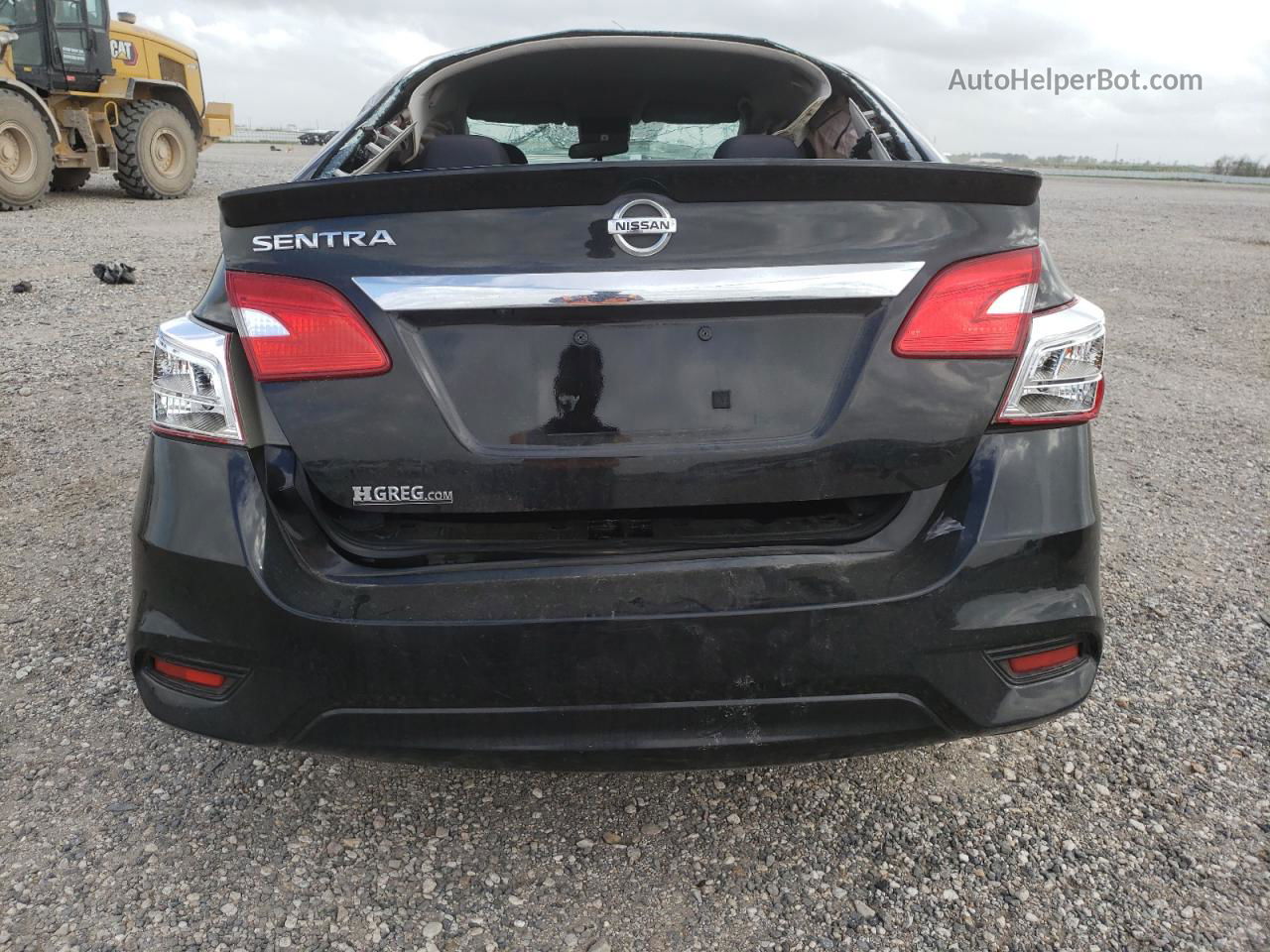 2018 Nissan Sentra S Black vin: 3N1AB7AP7JY299385