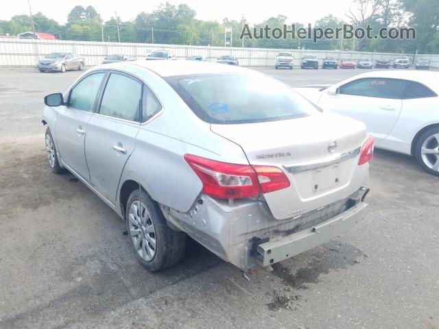 2018 Nissan Sentra S Silver vin: 3N1AB7AP7JY304620