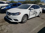 2018 Nissan Sentra S White vin: 3N1AB7AP7JY310336