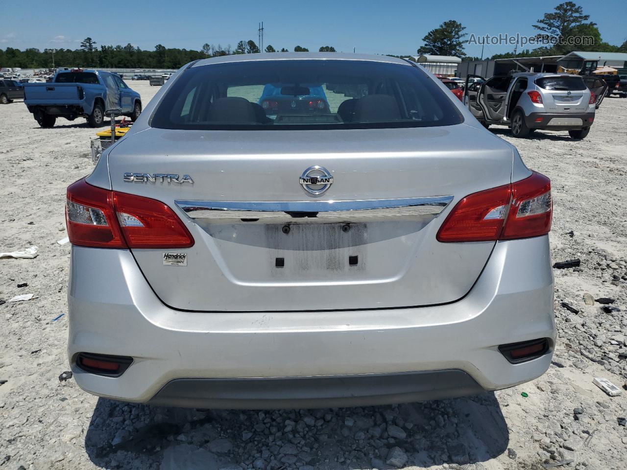 2018 Nissan Sentra S Silver vin: 3N1AB7AP7JY311342