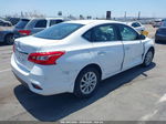 2018 Nissan Sentra Sv White vin: 3N1AB7AP7JY317111