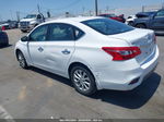 2018 Nissan Sentra Sv White vin: 3N1AB7AP7JY317111