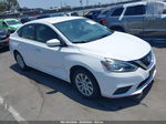 2018 Nissan Sentra Sv White vin: 3N1AB7AP7JY317111