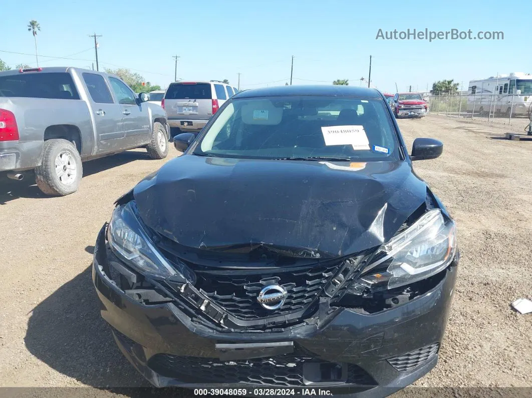 2018 Nissan Sentra S Black vin: 3N1AB7AP7JY319473