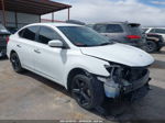 2018 Nissan Sentra S White vin: 3N1AB7AP7JY320686