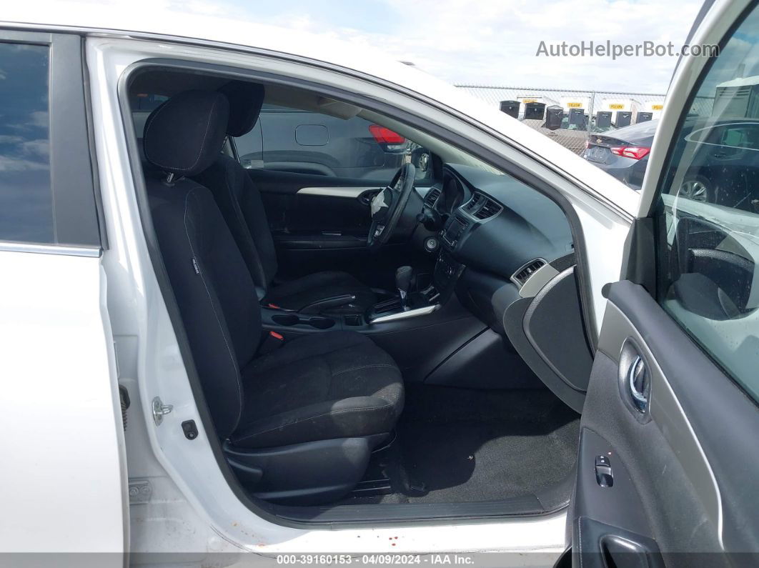 2018 Nissan Sentra S White vin: 3N1AB7AP7JY320686