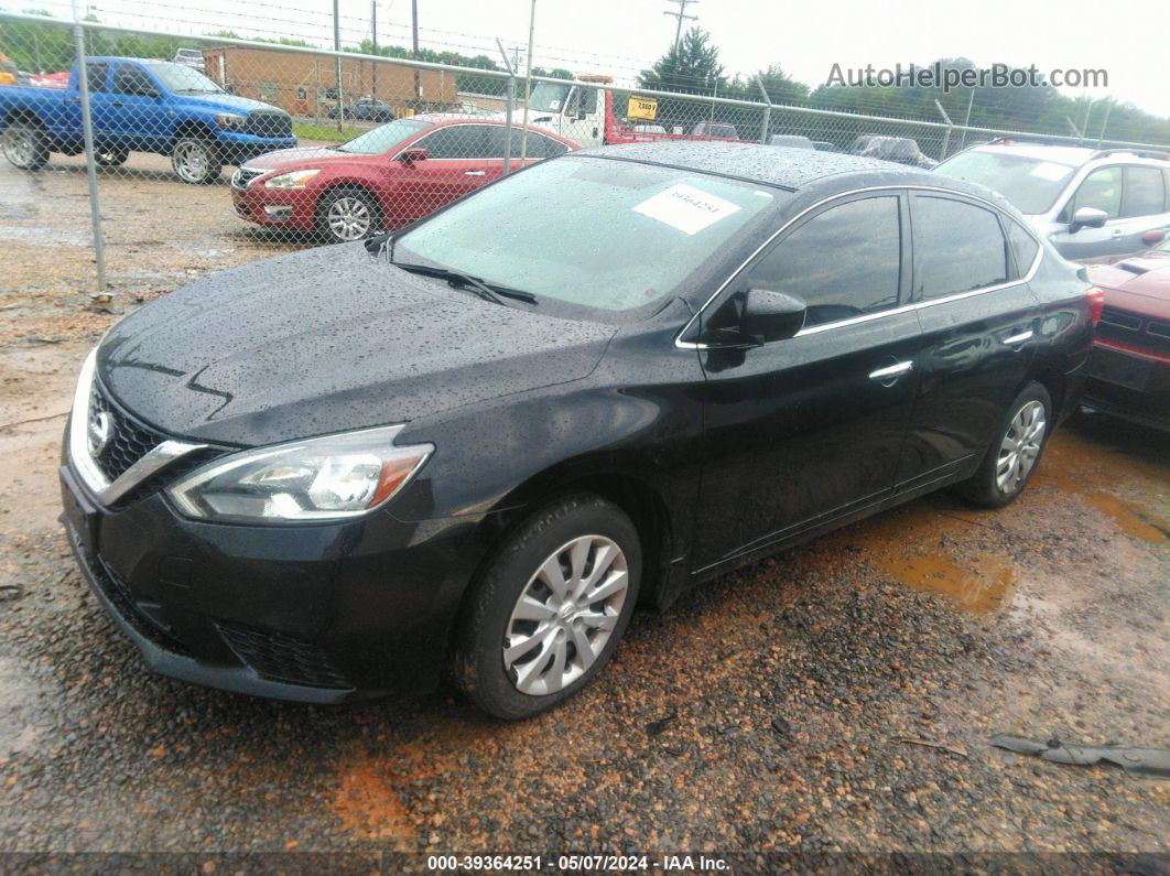 2018 Nissan Sentra S Черный vin: 3N1AB7AP7JY329338