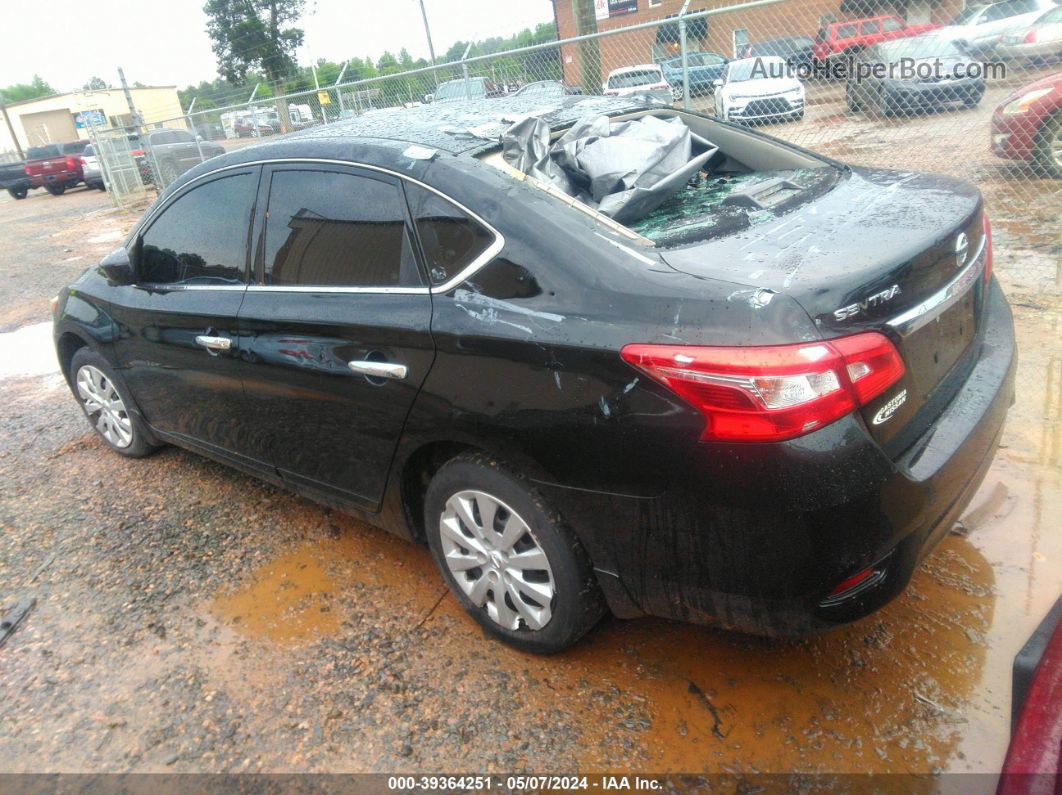 2018 Nissan Sentra S Black vin: 3N1AB7AP7JY329338