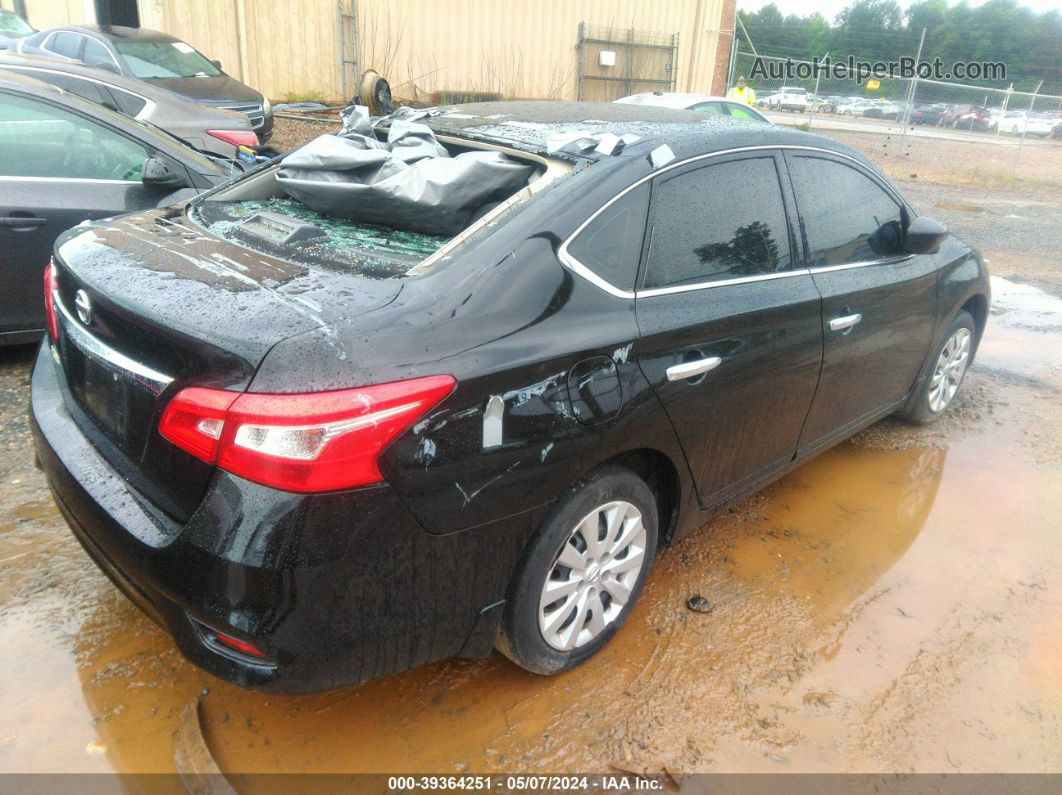 2018 Nissan Sentra S Black vin: 3N1AB7AP7JY329338