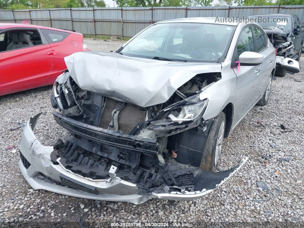 2018 Nissan Sentra S Silver vin: 3N1AB7AP7JY330344