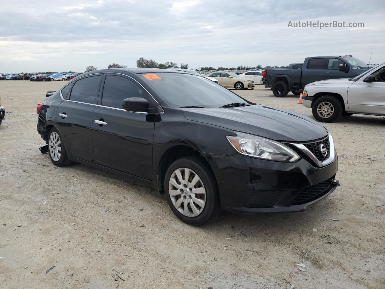 2018 Nissan Sentra S Black vin: 3N1AB7AP7JY333017