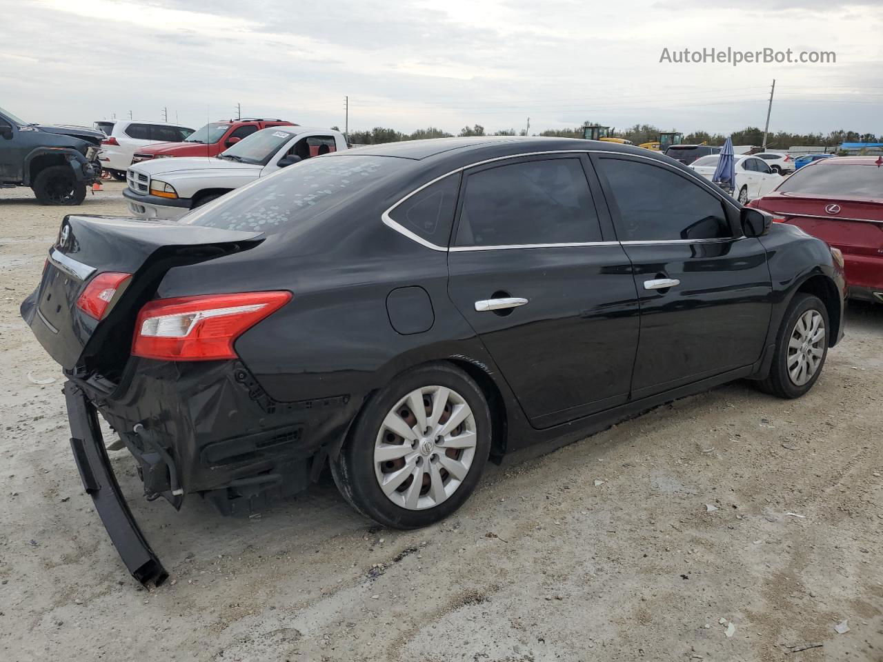 2018 Nissan Sentra S Black vin: 3N1AB7AP7JY333017