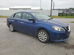 2018 Nissan Sentra S Blue vin: 3N1AB7AP7JY333857