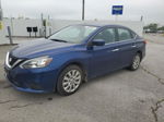 2018 Nissan Sentra S Blue vin: 3N1AB7AP7JY333857