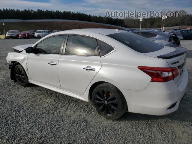 2018 Nissan Sentra S White vin: 3N1AB7AP7JY343076