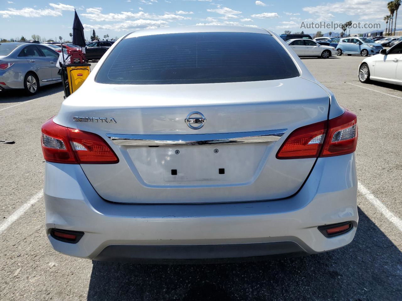 2018 Nissan Sentra S Silver vin: 3N1AB7AP7JY346334