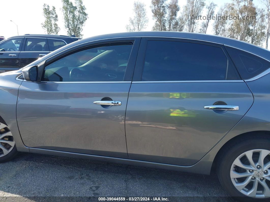 2019 Nissan Sentra S/sv/sr/sl Gray vin: 3N1AB7AP7KL604737