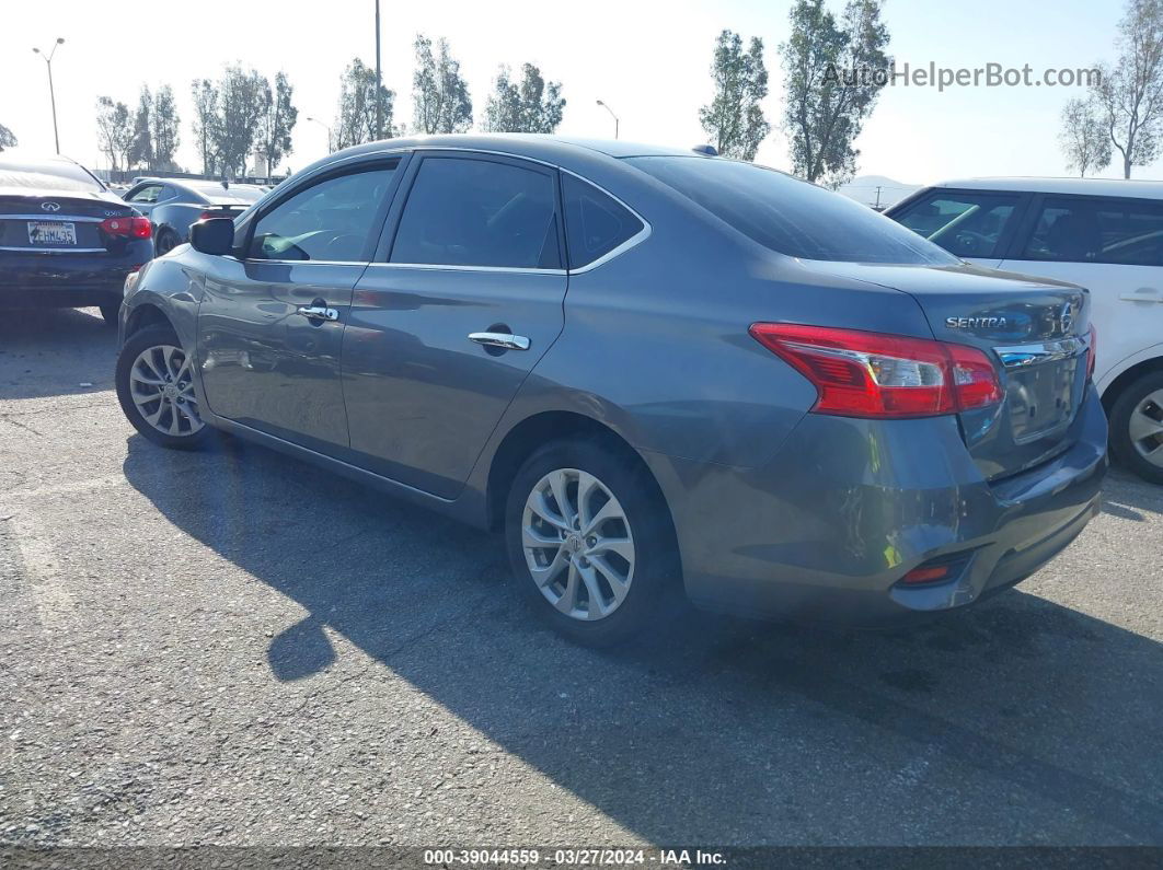 2019 Nissan Sentra S/sv/sr/sl Gray vin: 3N1AB7AP7KL604737