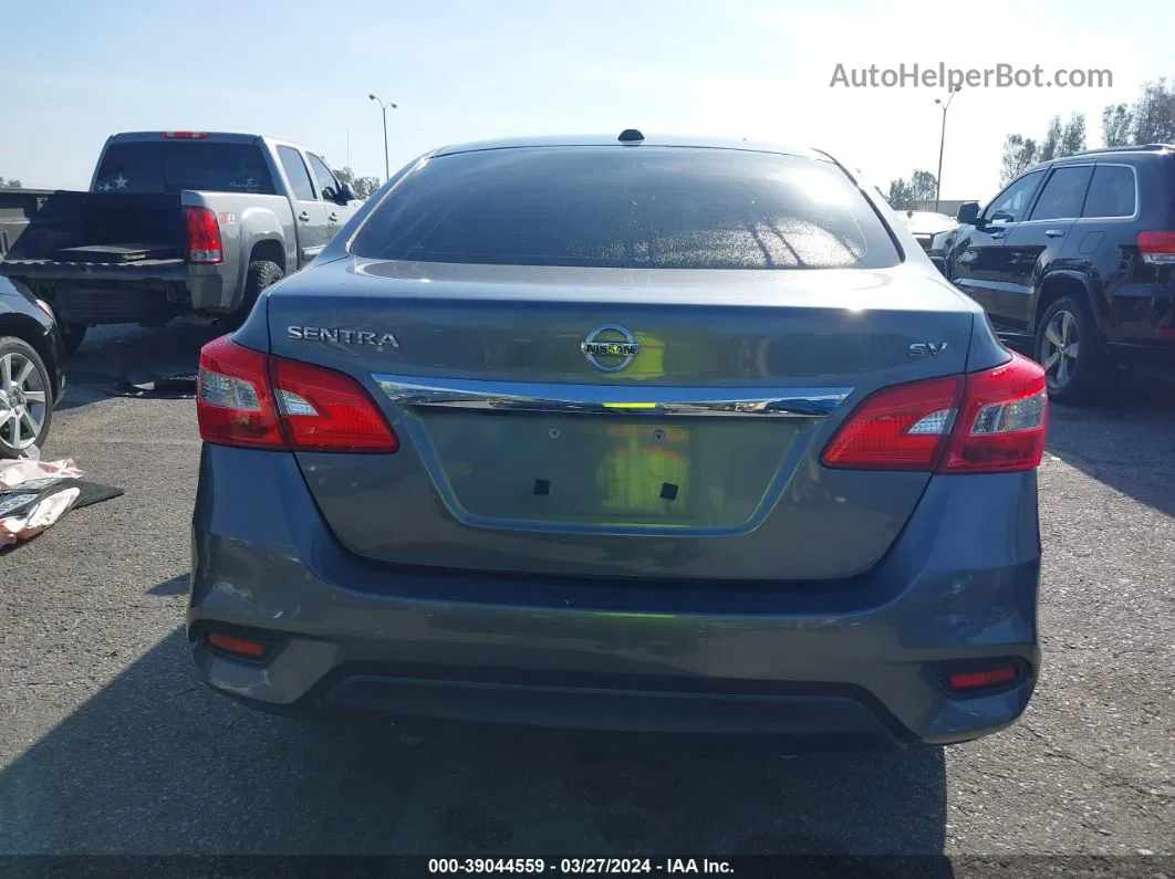 2019 Nissan Sentra S/sv/sr/sl Gray vin: 3N1AB7AP7KL604737