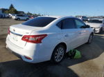 2019 Nissan Sentra S White vin: 3N1AB7AP7KL613969