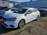 2019 Nissan Sentra S White vin: 3N1AB7AP7KL613969