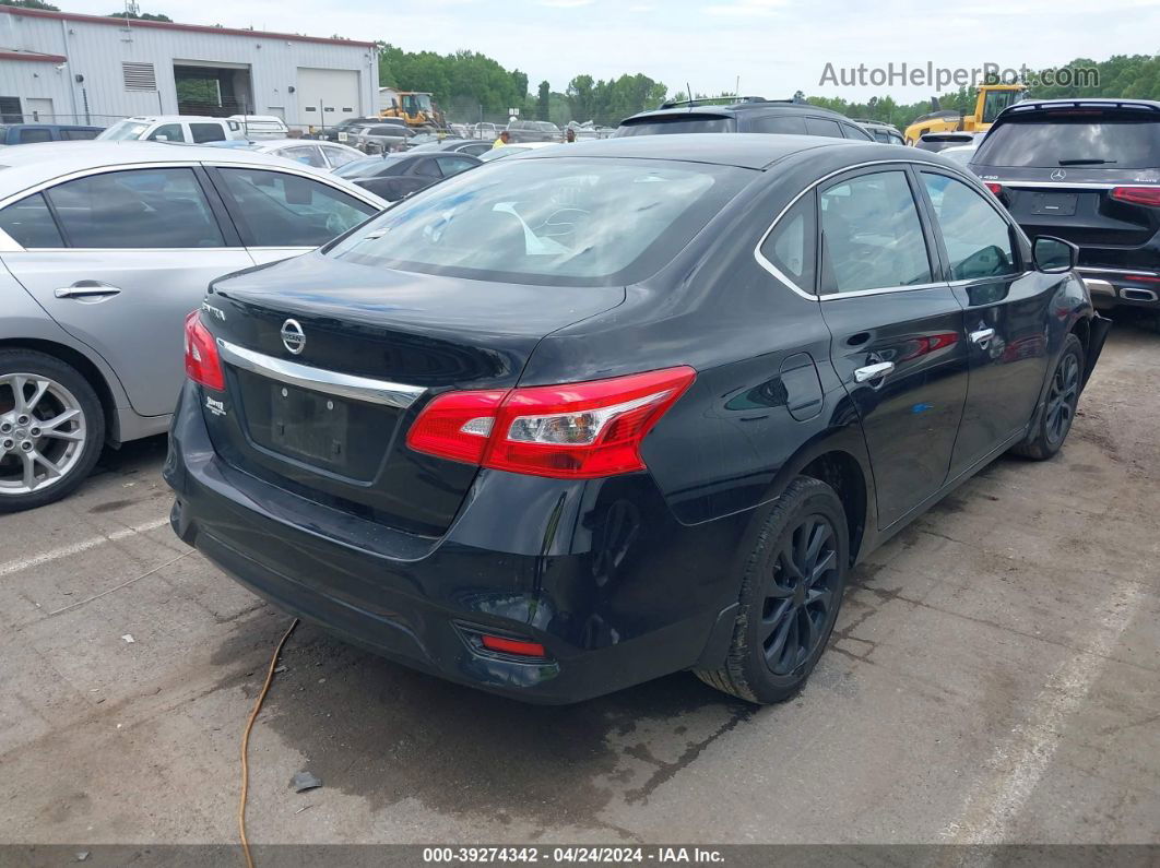 2019 Nissan Sentra S Black vin: 3N1AB7AP7KY214126