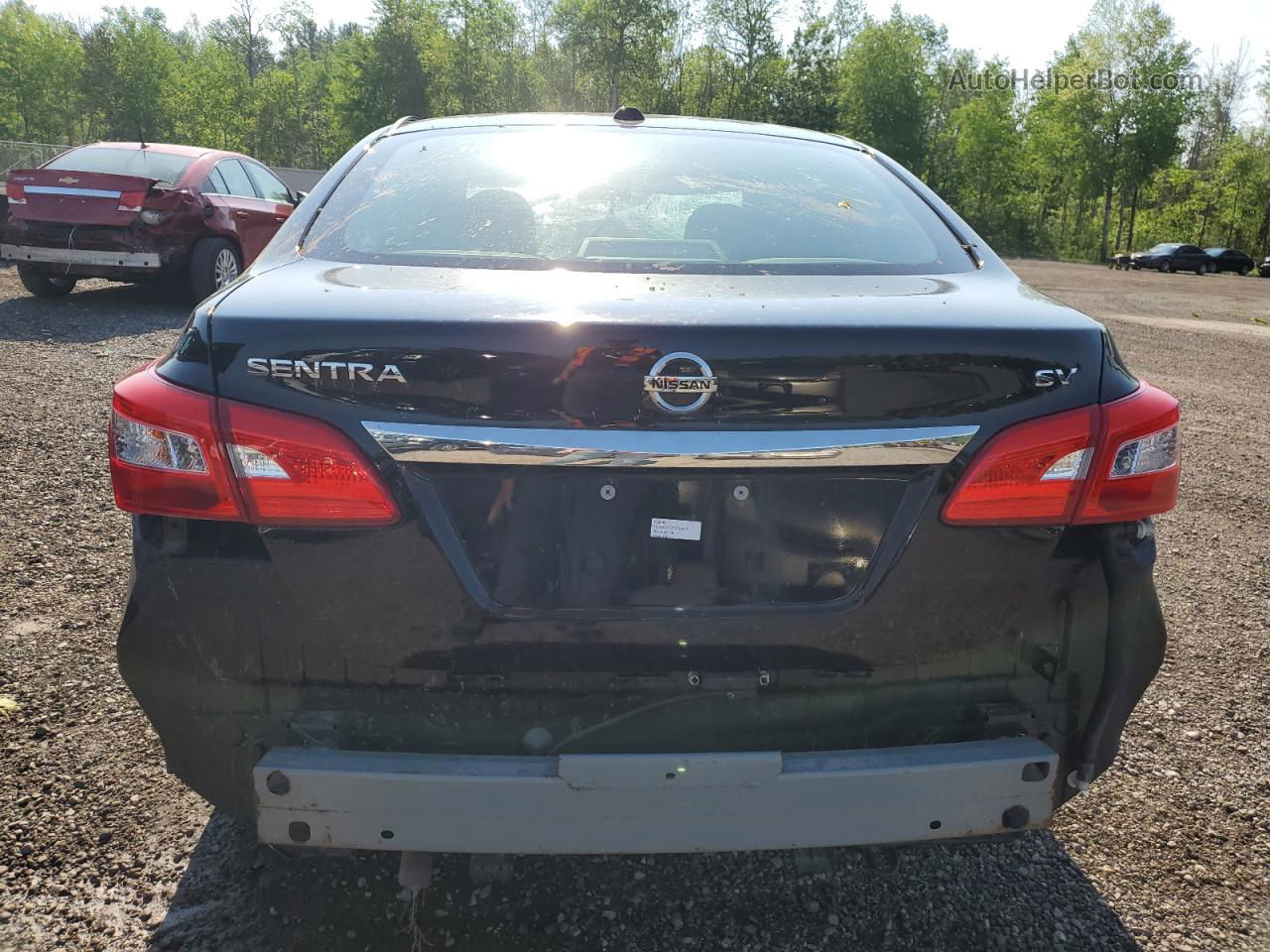 2019 Nissan Sentra S Black vin: 3N1AB7AP7KY232528