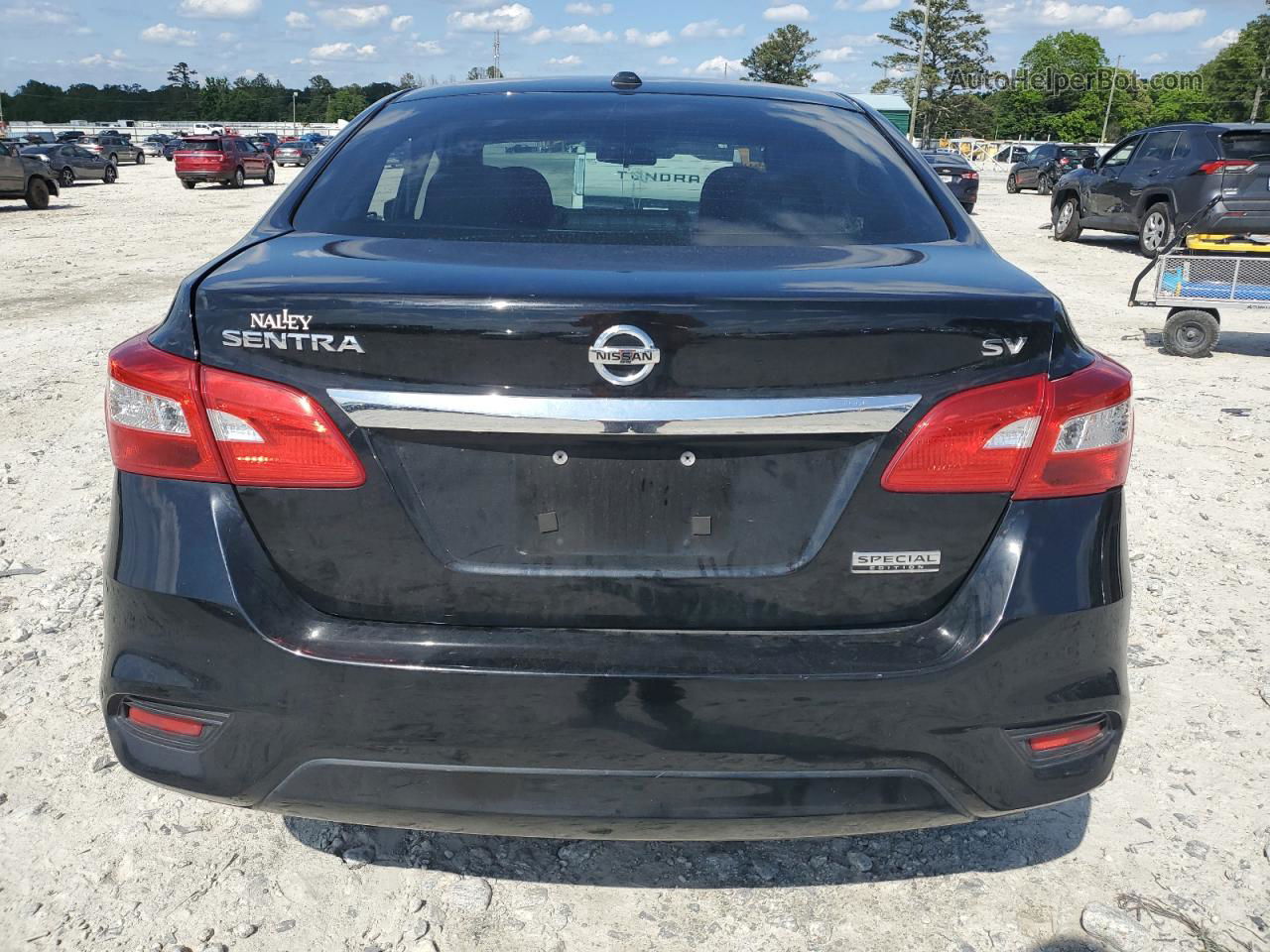 2019 Nissan Sentra S Black vin: 3N1AB7AP7KY257719