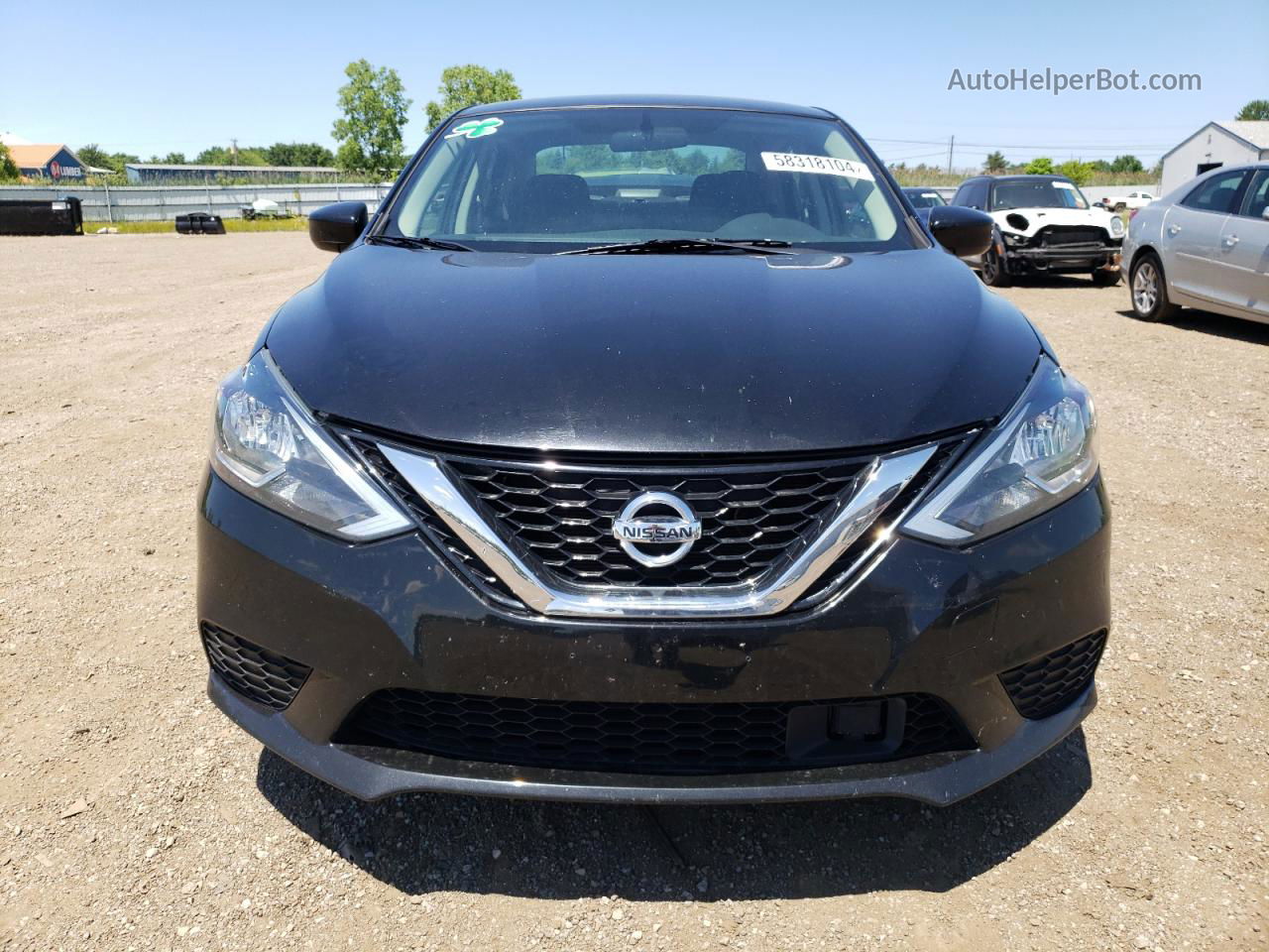 2019 Nissan Sentra S Черный vin: 3N1AB7AP7KY267327