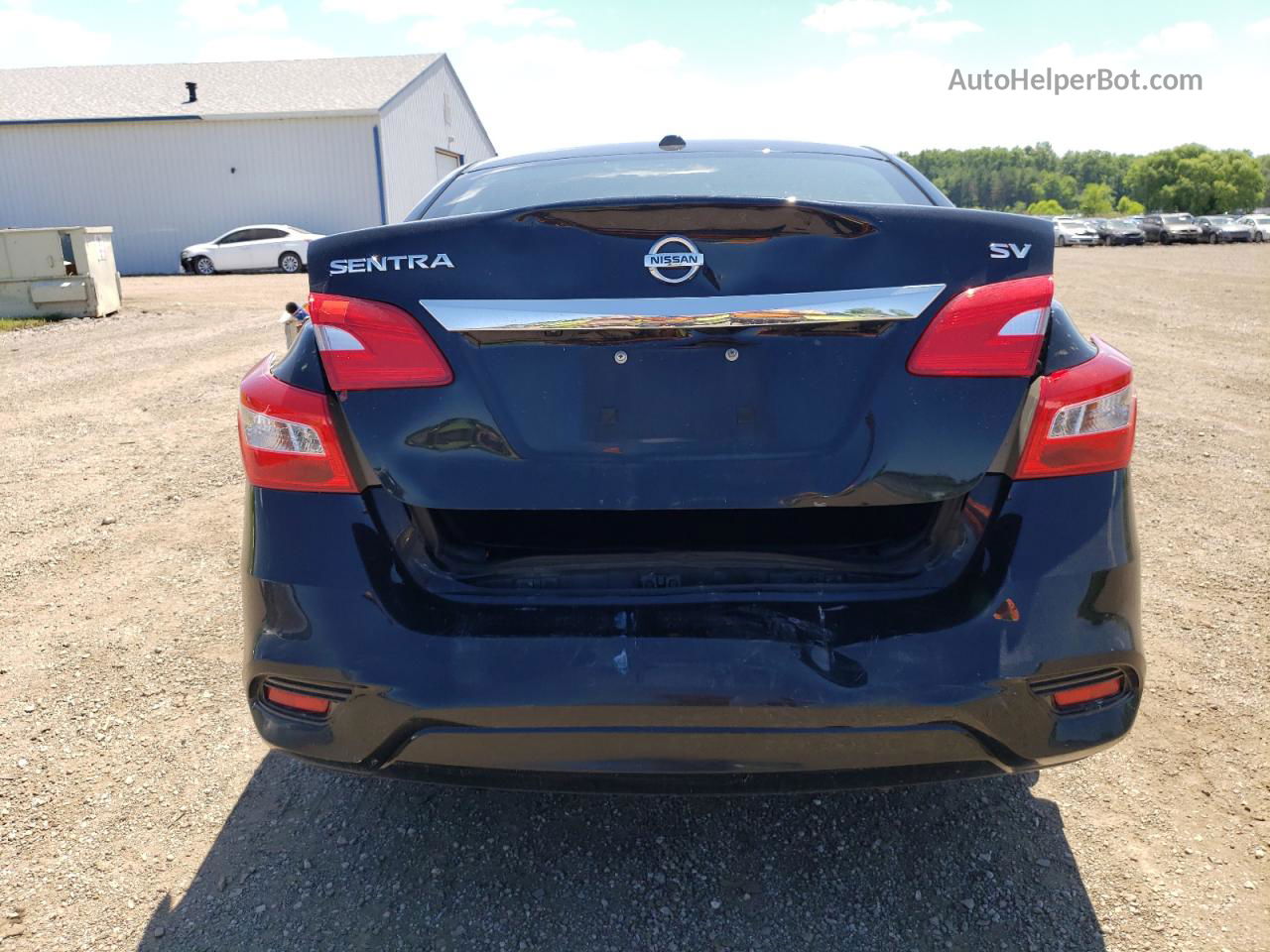 2019 Nissan Sentra S Black vin: 3N1AB7AP7KY267327