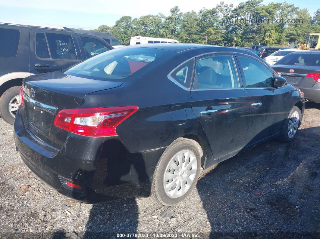 2019 Nissan Sentra S Black vin: 3N1AB7AP7KY274827