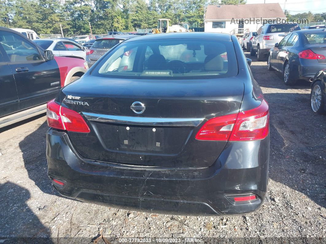 2019 Nissan Sentra S Black vin: 3N1AB7AP7KY274827