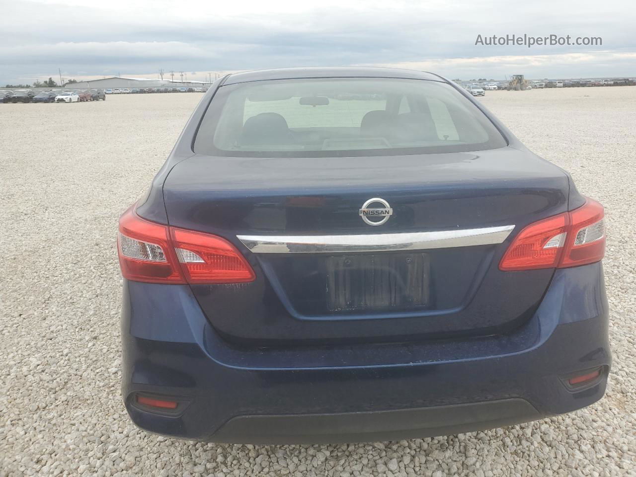 2019 Nissan Sentra S Blue vin: 3N1AB7AP7KY286699